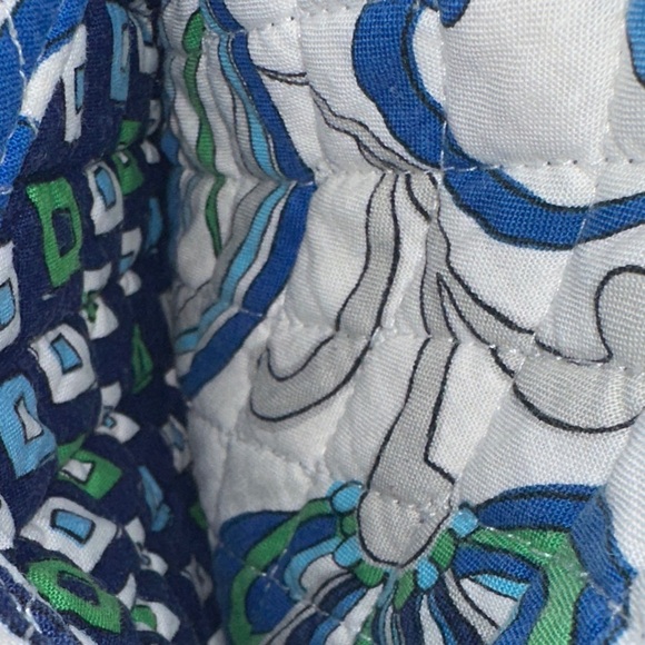 Vera Bradley Mediterranean White Pattern Betsy Style Shoulder Bag Designer EUC - Picture 6 of 10